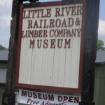 Sign -Little River Railroad & Lumber Company Museum