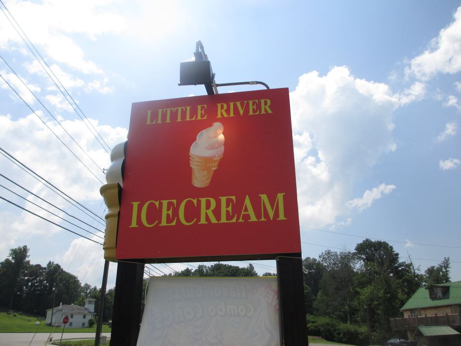 Sign - Little River Ice Cream