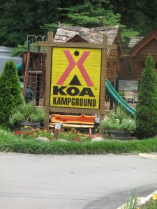 entrance - Great Smokies KOA Campground