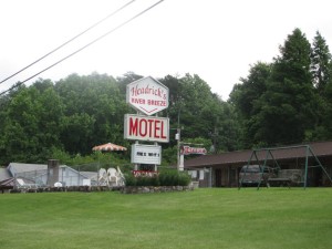 Another grounds shot of Headrick's River Breeze Motel in - Townsend, TN