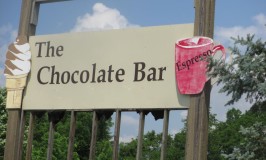 Sign @ the Chocolate Bar of Townsend